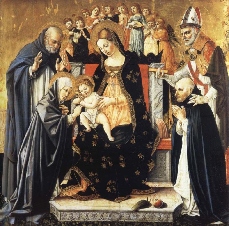 Lorenzo di Alessandro da Sanseverino The Mystic Marriage of Saint Catherine of Siena